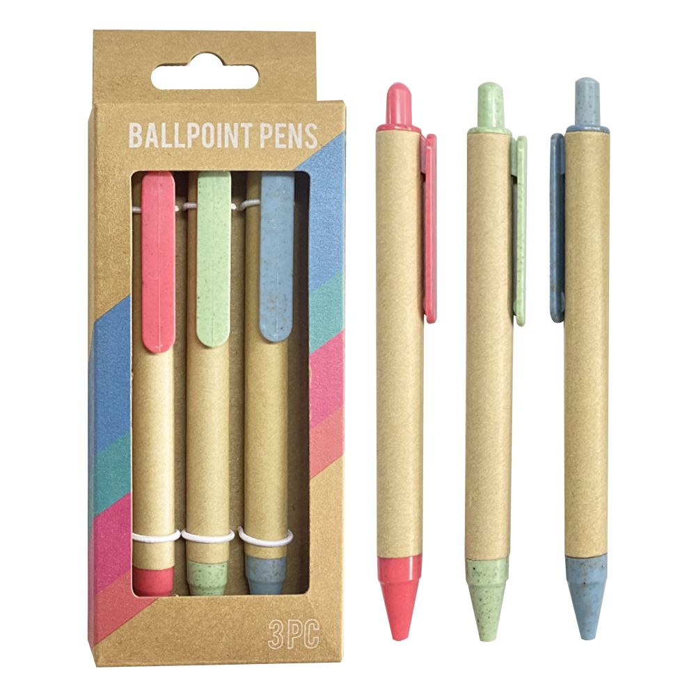Ballpoint Pen Eco 3pc