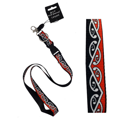 NZ Māori design lanyard