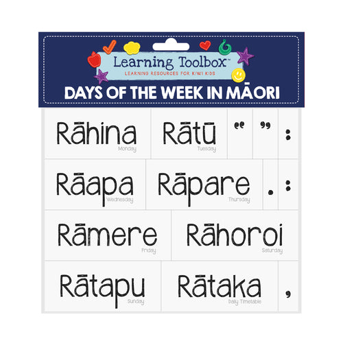 'Days of the Week' in Te Reo Māori