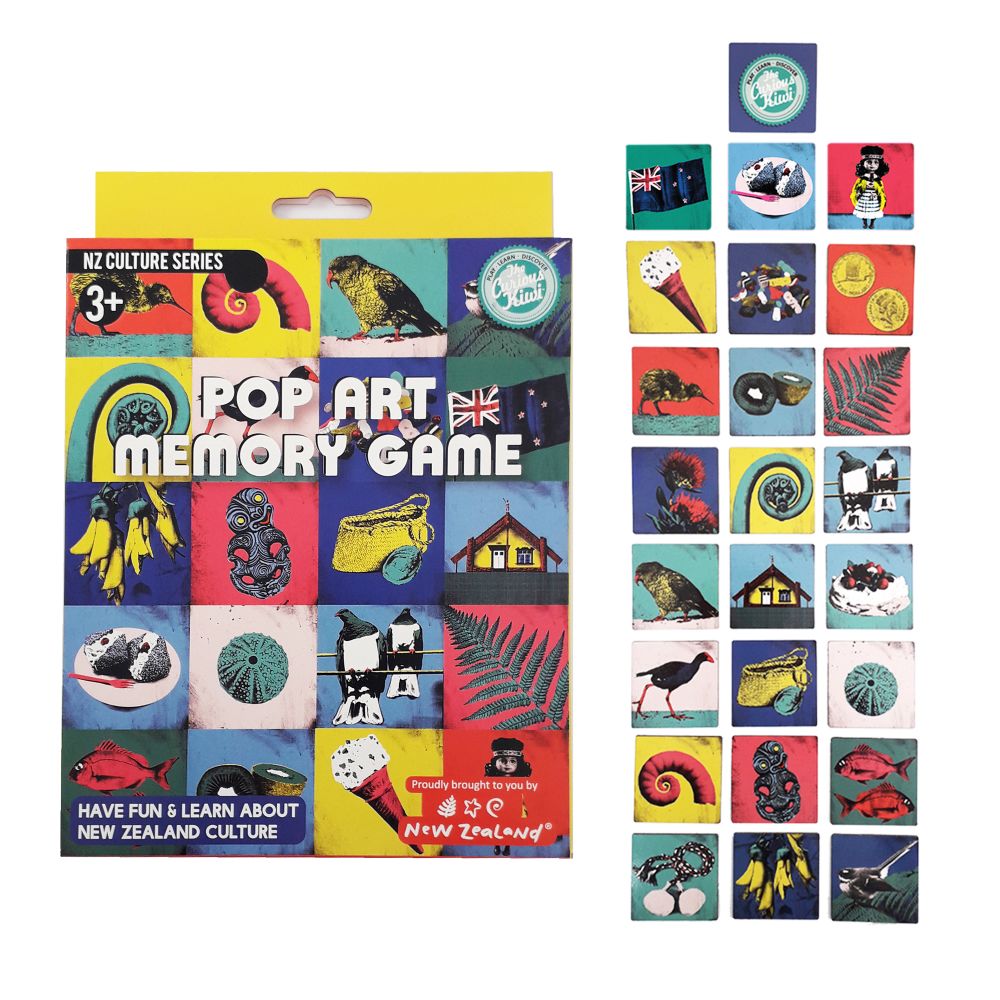 Memory Game NZ Pop Art Box Set
