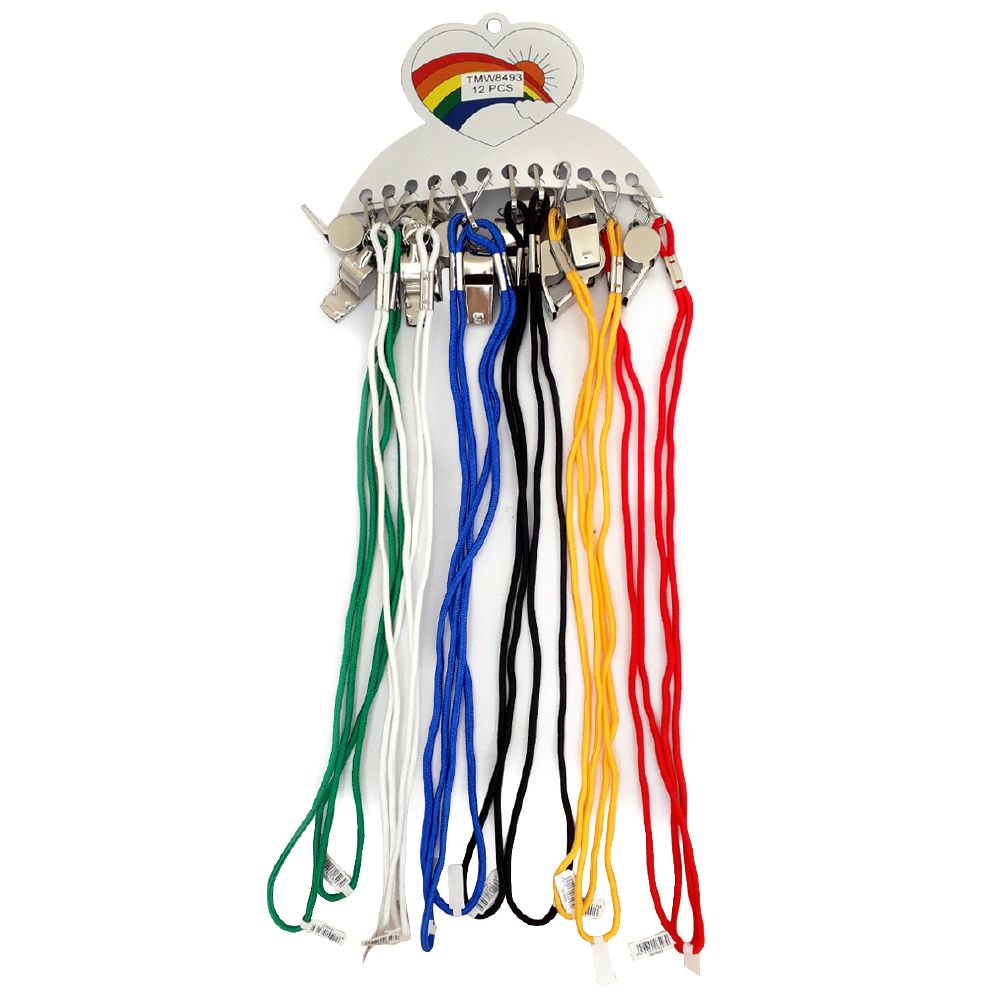 Metal Whistle W/Cord