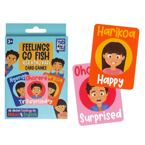 Go Fish Card Game featuring Te Reo Māori and English