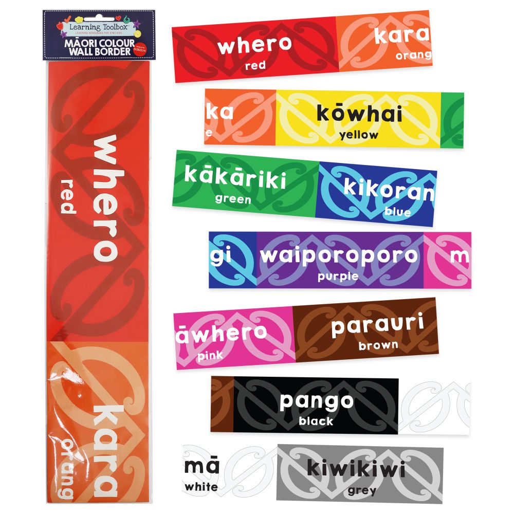 Wall Border Māori Colours 7shts